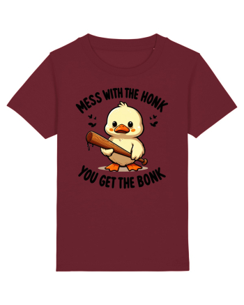Mess With The Honk You Get The Bonk Burgundy