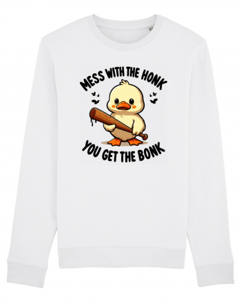 Mess With The Honk You Get The Bonk Bluză mânecă lungă Unisex Rise