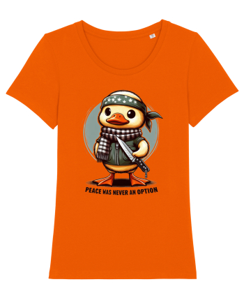 Peace Was Never An Option Bright Orange