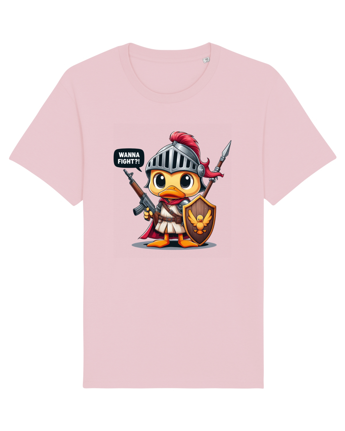 Tricou mânecă scurtă Unisex Rocker Cotton Pink