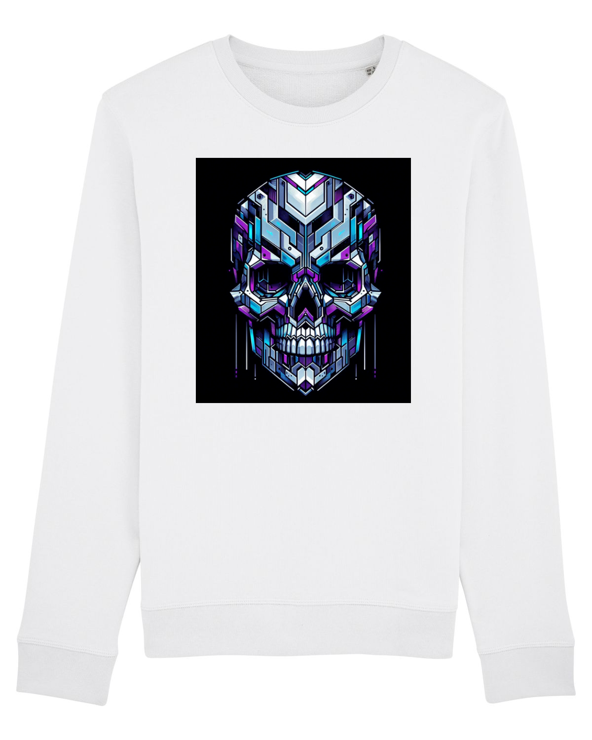 Bluză mânecă lungă Unisex Rise White