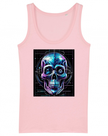 Skull/Craniu in diferite stiluri 02 Cotton Pink