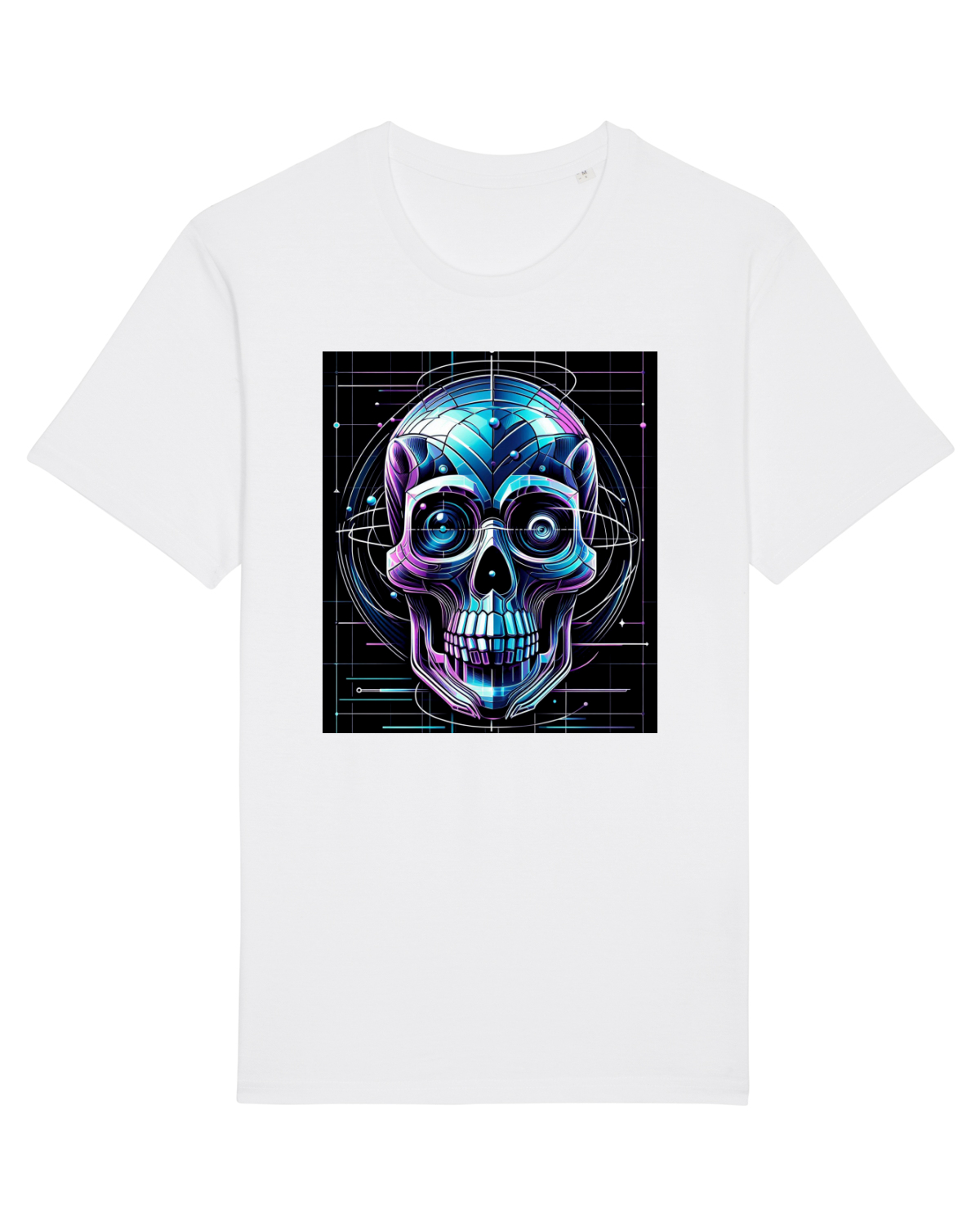 Tricou mânecă scurtă Unisex Rocker White