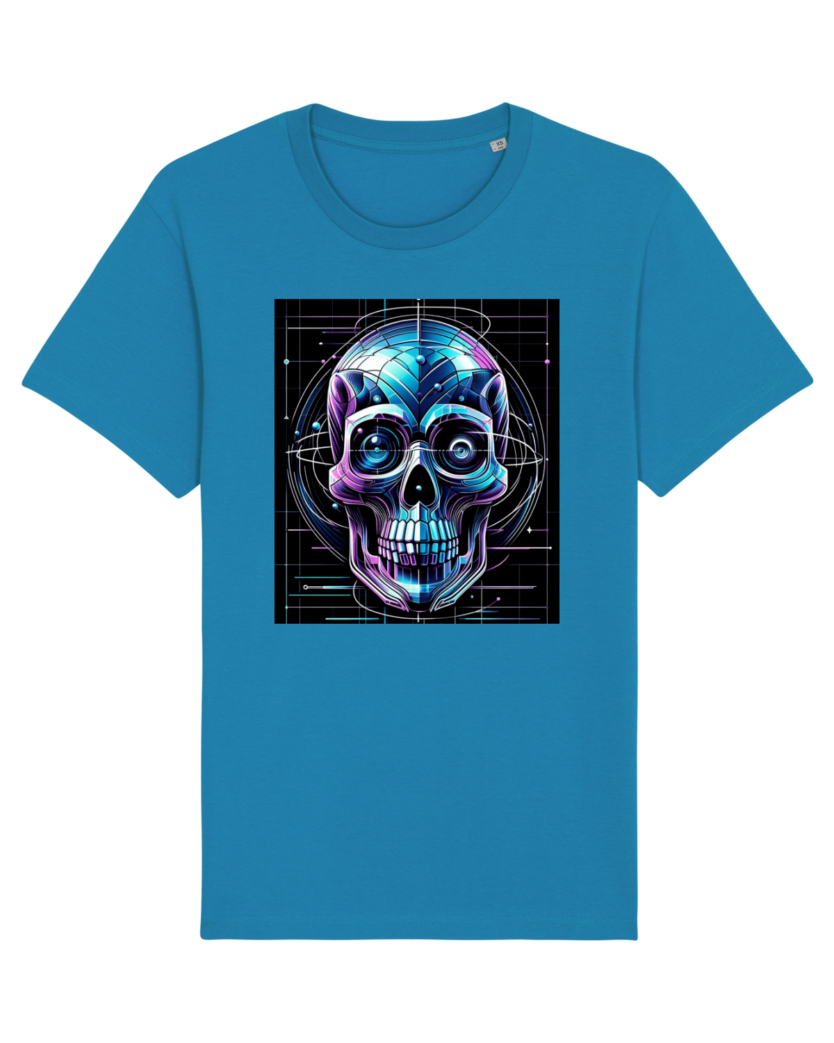 Tricou mânecă scurtă Unisex Rocker Azur