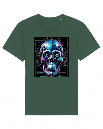 Skull/Craniu in diferite stiluri 02 Bottle Green