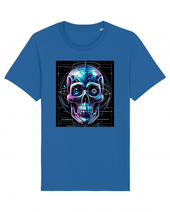 Skull/Craniu in diferite stiluri 02 Royal Blue