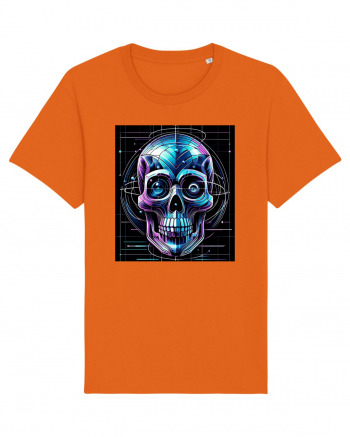 Skull/Craniu in diferite stiluri 02 Bright Orange