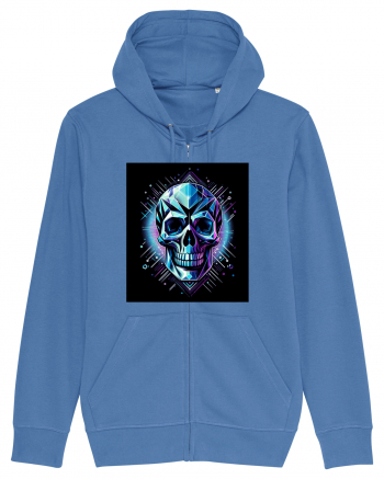 Skull/Craniu in diferite stiluri 03 Bright Blue