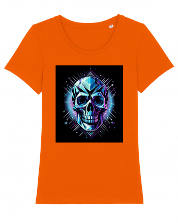 Skull/Craniu in diferite stiluri 03 Bright Orange