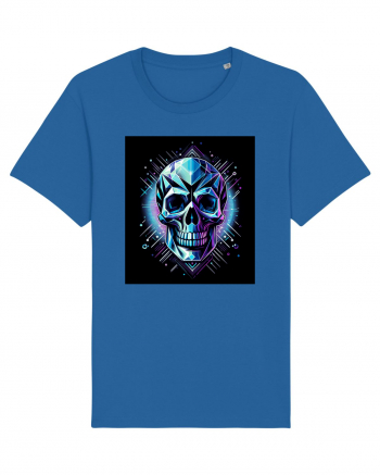 Skull/Craniu in diferite stiluri 03 Royal Blue