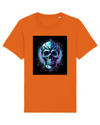 Skull/Craniu in diferite stiluri 03 Bright Orange