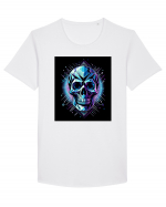 Skull/Craniu in diferite stiluri 03 Tricou mânecă scurtă guler larg Bărbat Skater