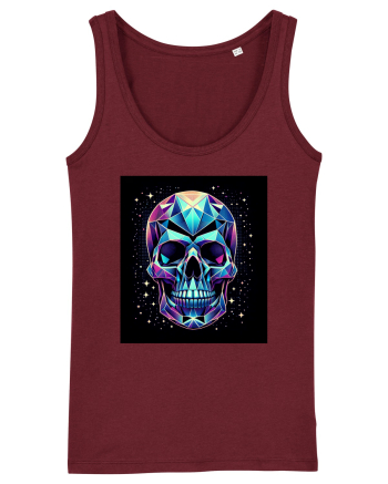 Skull/Craniu in diferite stiluri 04 Burgundy