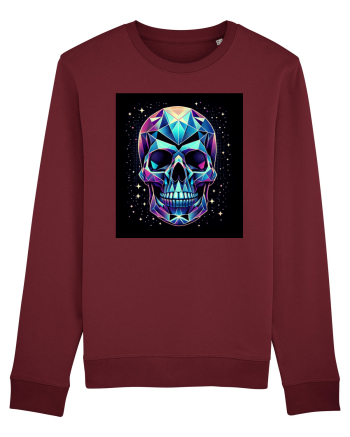 Skull/Craniu in diferite stiluri 04 Burgundy