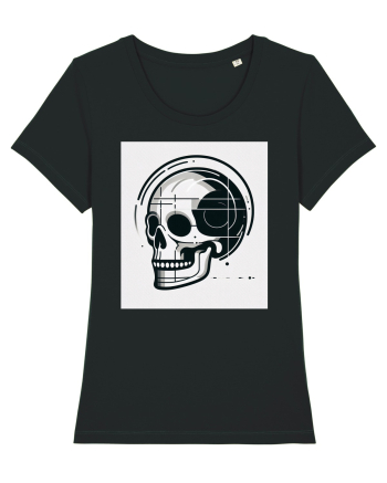 Skull/Craniu in diferite stiluri 05 Black