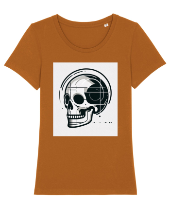 Skull/Craniu in diferite stiluri 05 Roasted Orange
