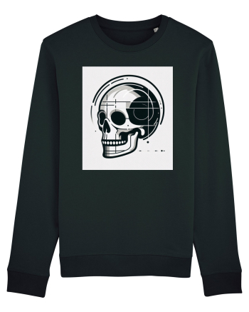 Skull/Craniu in diferite stiluri 05 Black