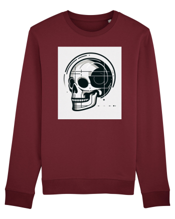 Skull/Craniu in diferite stiluri 05 Burgundy