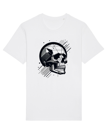 Skull/Craniu in diferite stiluri 06 White