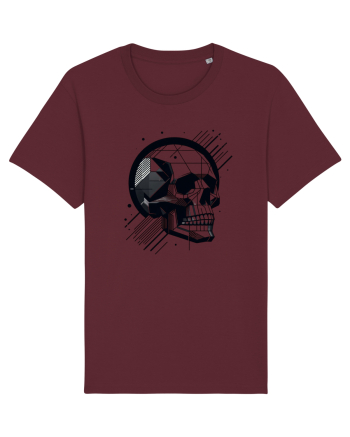 Skull/Craniu in diferite stiluri 06 Burgundy