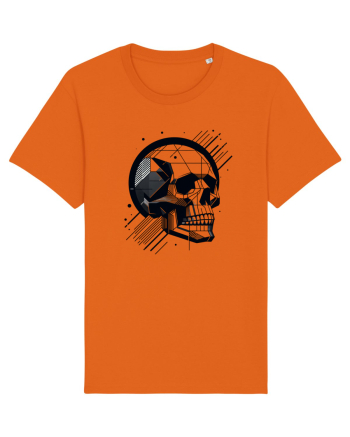 Skull/Craniu in diferite stiluri 06 Bright Orange