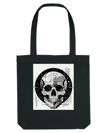 Skull/Craniu in diferite stiluri 07 Black