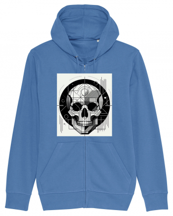 Skull/Craniu in diferite stiluri 07 Bright Blue