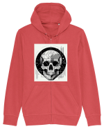 Skull/Craniu in diferite stiluri 07 Hanorac cu fermoar Unisex Connector