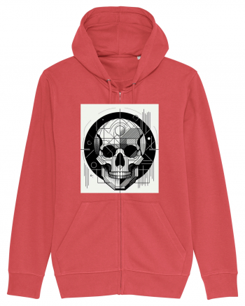 Skull/Craniu in diferite stiluri 07 Carmine Red