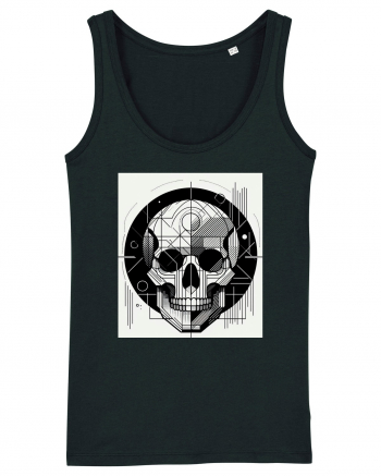 Skull/Craniu in diferite stiluri 07 Black