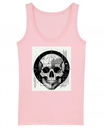 Skull/Craniu in diferite stiluri 07 Cotton Pink