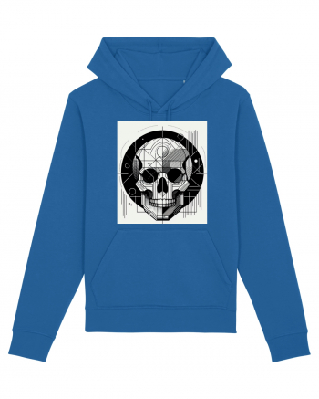 Skull/Craniu in diferite stiluri 07 Royal Blue