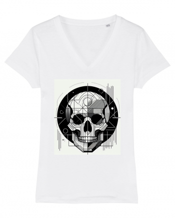 Skull/Craniu in diferite stiluri 07 White