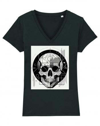 Skull/Craniu in diferite stiluri 07 Black