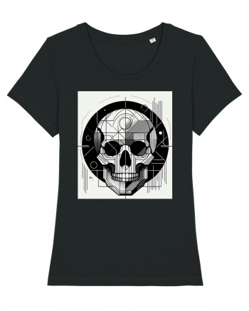 Skull/Craniu in diferite stiluri 07 Black