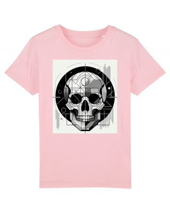 Skull/Craniu in diferite stiluri 07 Cotton Pink