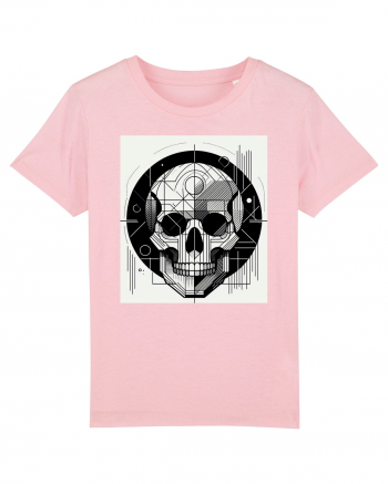 Skull/Craniu in diferite stiluri 07 Cotton Pink