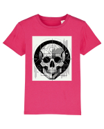 Skull/Craniu in diferite stiluri 07 Tricou mânecă scurtă  Copii Mini Creator