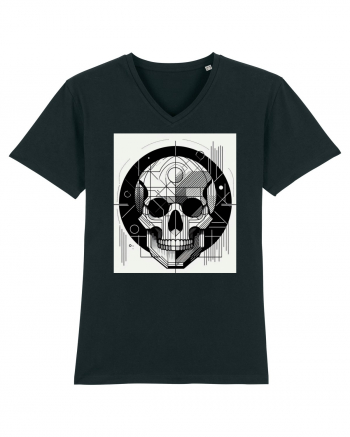 Skull/Craniu in diferite stiluri 07 Black