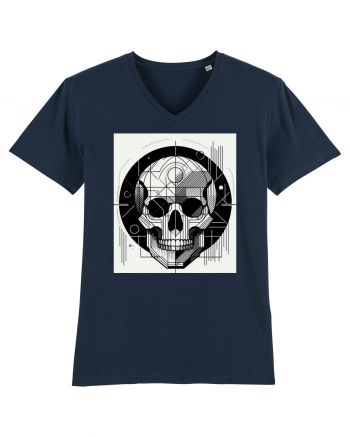 Skull/Craniu in diferite stiluri 07 French Navy