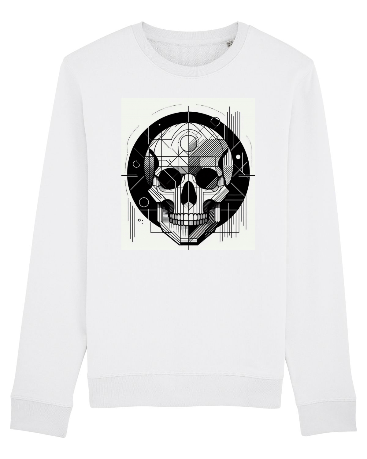 Bluză mânecă lungă Unisex Rise White