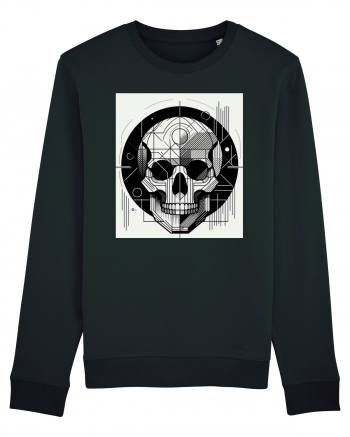 Skull/Craniu in diferite stiluri 07 Black