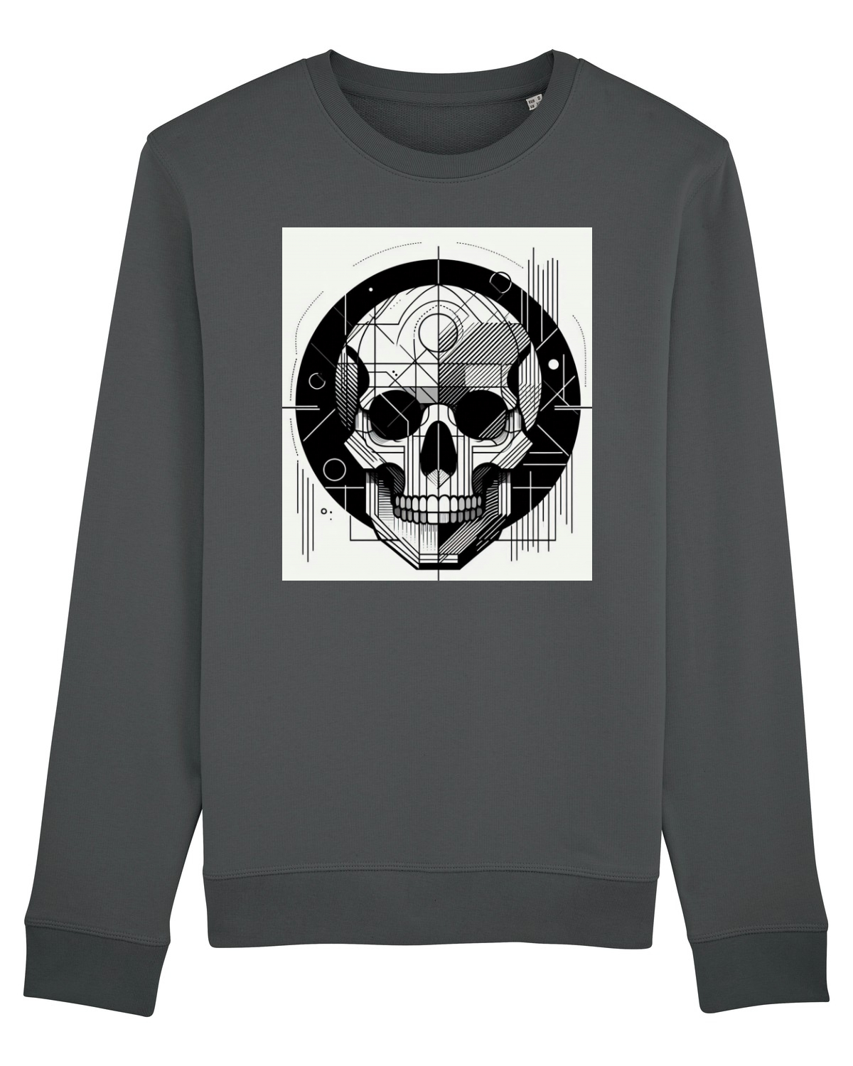 Bluză mânecă lungă Unisex Rise Anthracite