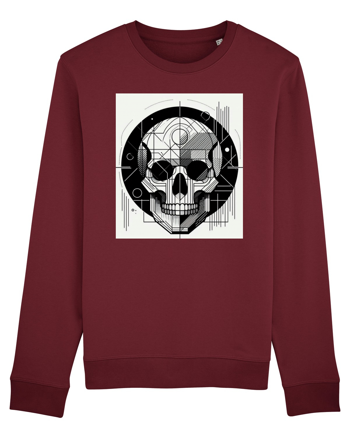 Bluză mânecă lungă Unisex Rise Burgundy