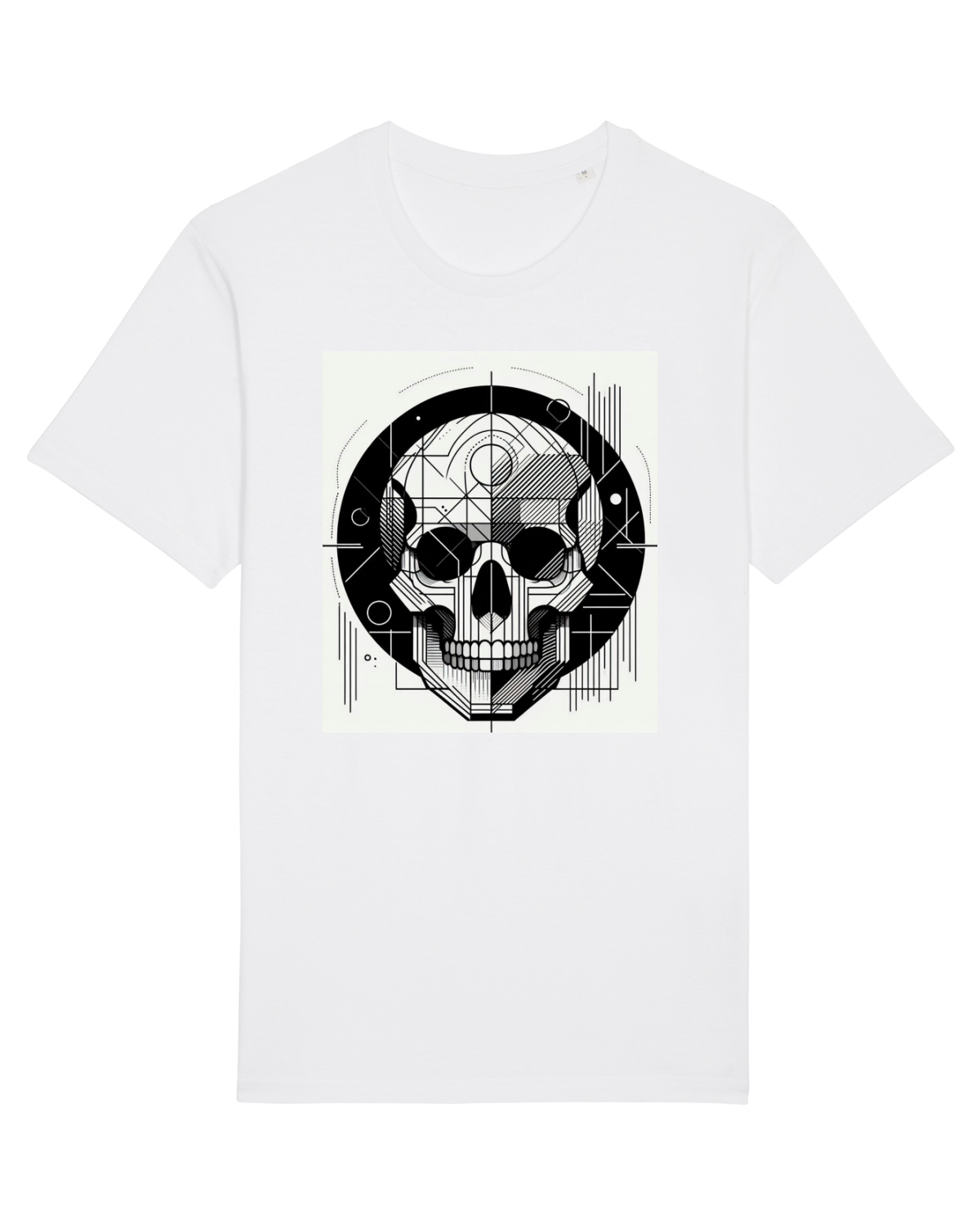 Tricou mânecă scurtă Unisex Rocker White