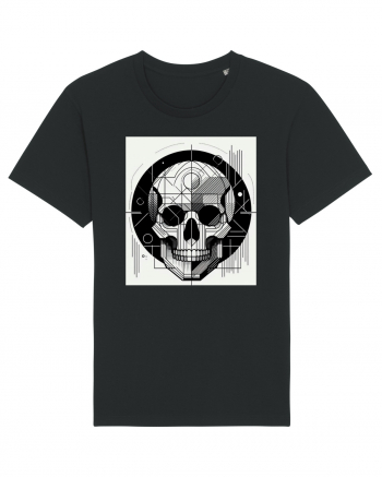 Skull/Craniu in diferite stiluri 07 Black