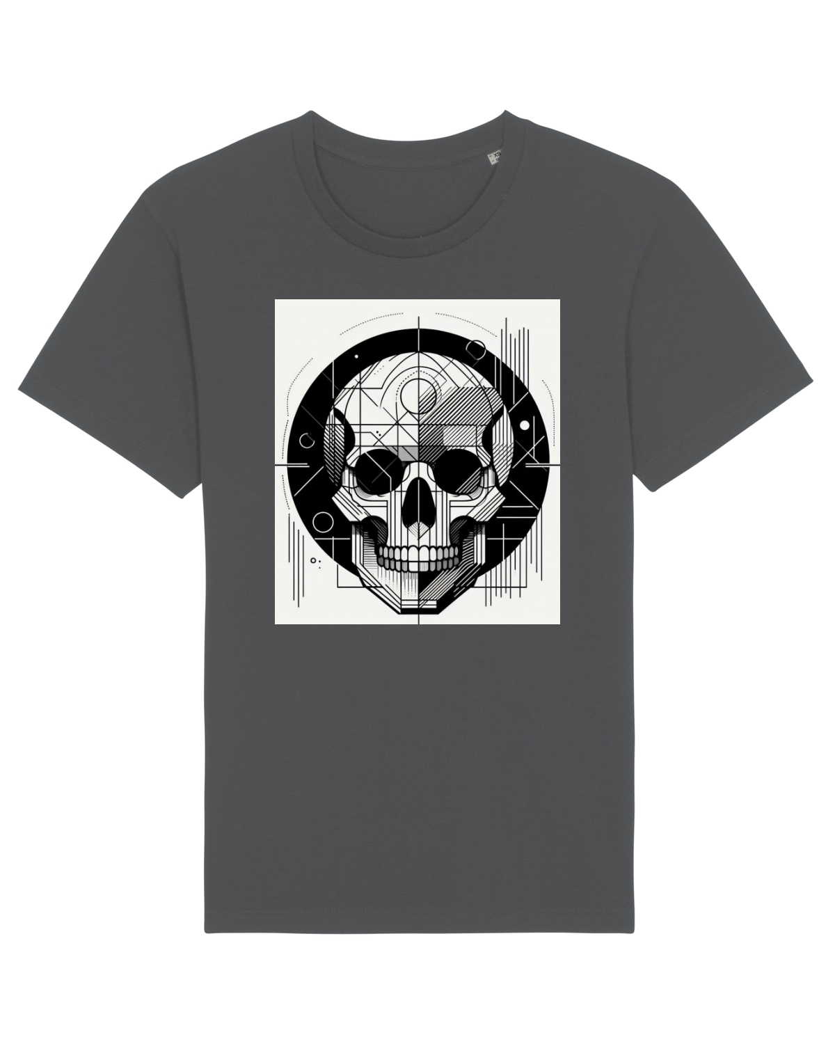Tricou mânecă scurtă Unisex Rocker Anthracite