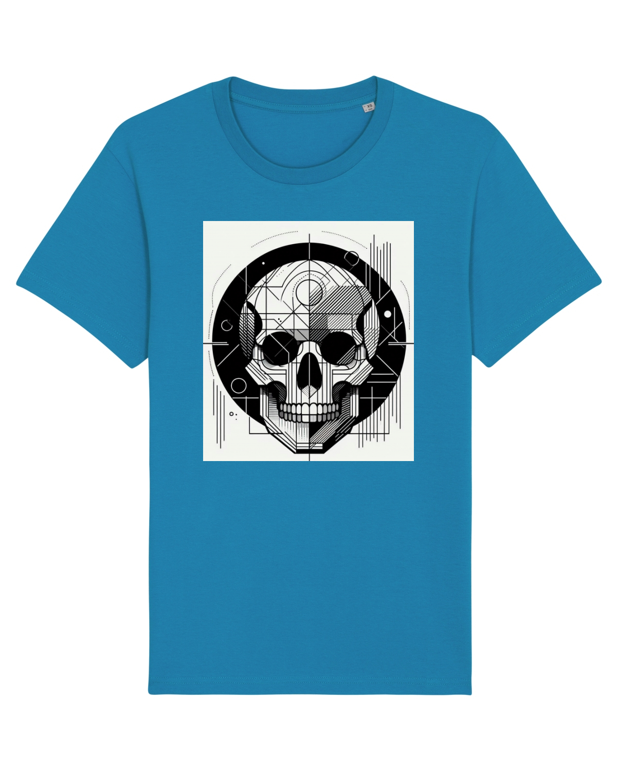 Tricou mânecă scurtă Unisex Rocker Azur