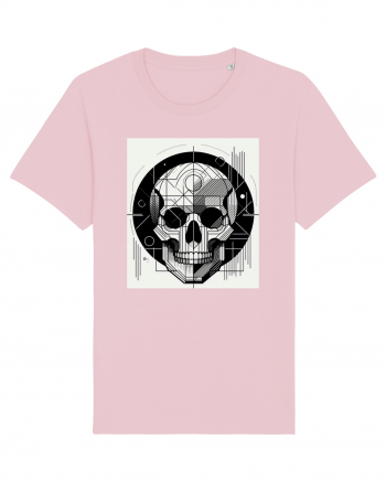 Skull/Craniu in diferite stiluri 07 Cotton Pink