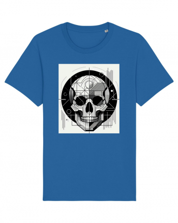 Skull/Craniu in diferite stiluri 07 Royal Blue